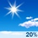 Partly cloudy until afternoon, returning overnight.